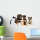 Puppies and Kitten Wall Decal