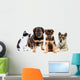 Puppies and Kitten Wall Decal