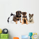 Puppies and Kitten Wall Decal
