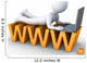 Person With Computer Providing Support 
