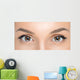 brown eyes Wall Mural