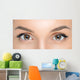 brown eyes Wall Mural