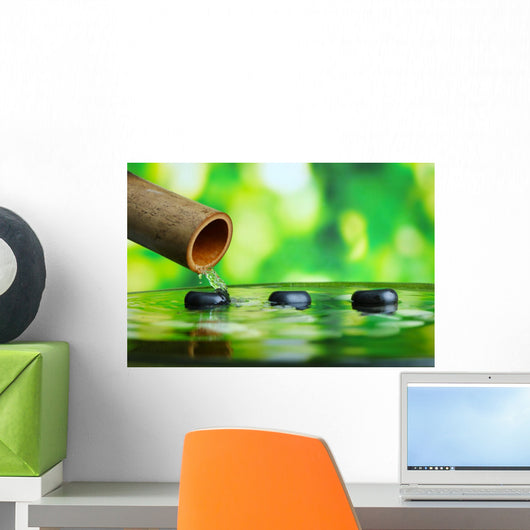 Spa Still Life with Wall Decal