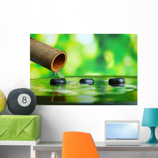 Spa Still Life with Wall Decal