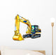 Excavator Illustration Color Isolated Art Work 