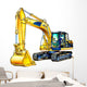 Excavator Illustration Color Isolated Art Work 
