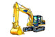 Excavator Illustration Color Isolated Art Work 