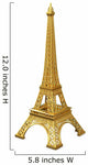 3d Golden Eiffel Tower Metallic 