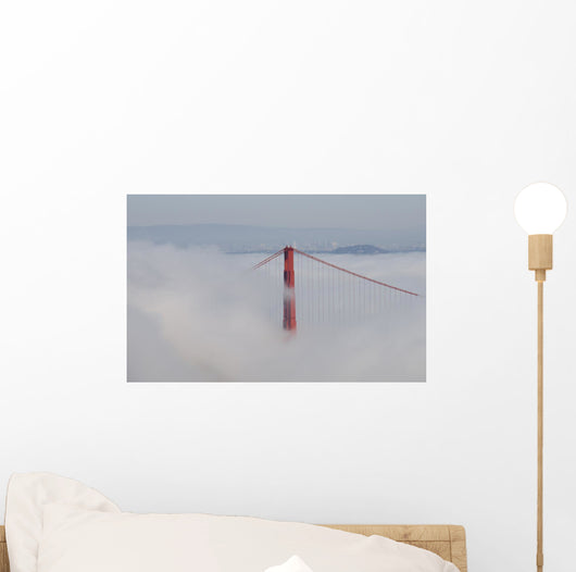 Foggy Bridge Wall Decal