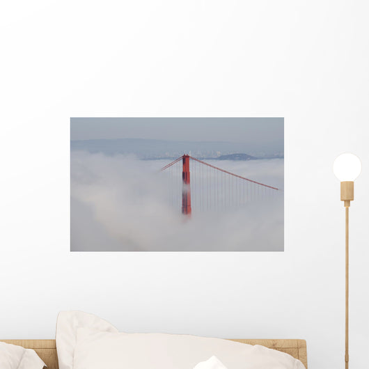 Foggy Bridge Wall Decal