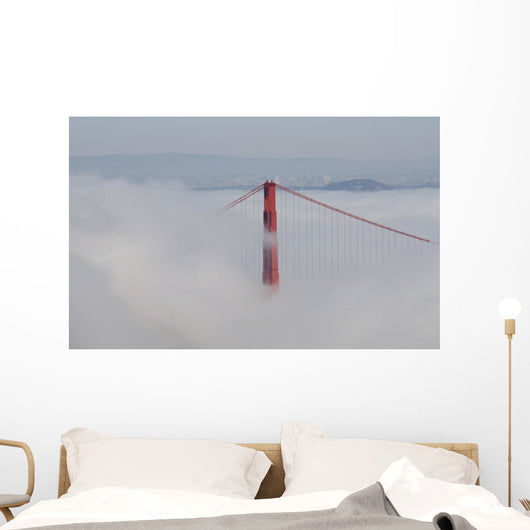 Foggy Bridge Wall Decal