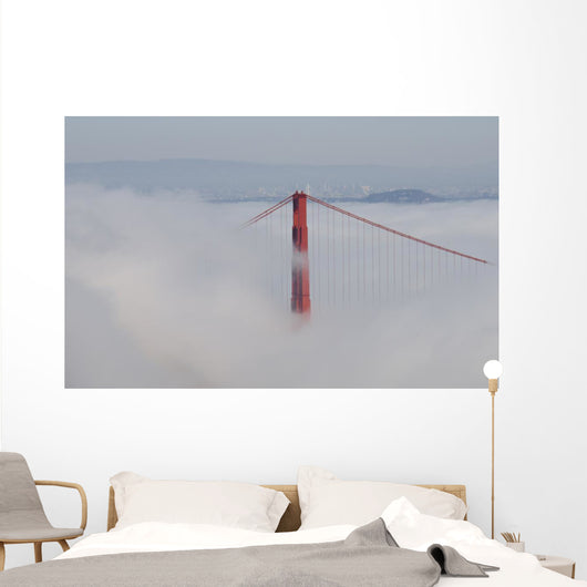 Foggy Bridge Wall Decal