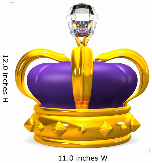 Front View Of Crown With Big Diamond 