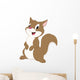 Cartoon Squirrel Wall Decal