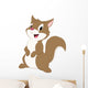 Cartoon Squirrel Wall Decal