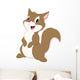 Cartoon Squirrel Wall Decal