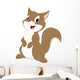 Cartoon Squirrel Wall Decal