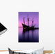 Tall Ship Wall Mural