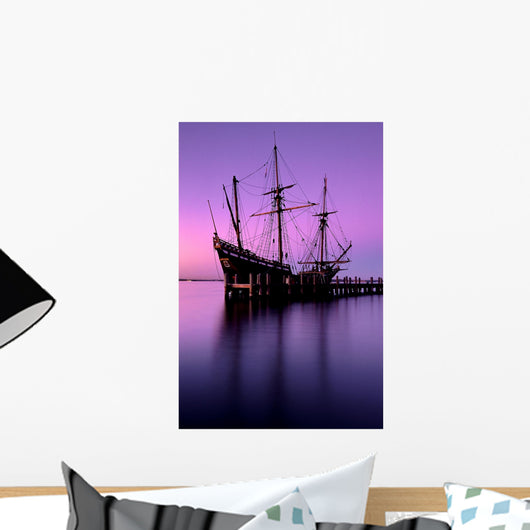 Tall Ship Wall Mural
