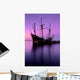 Tall Ship Wall Mural