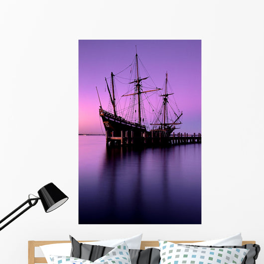 Tall Ship Wall Mural