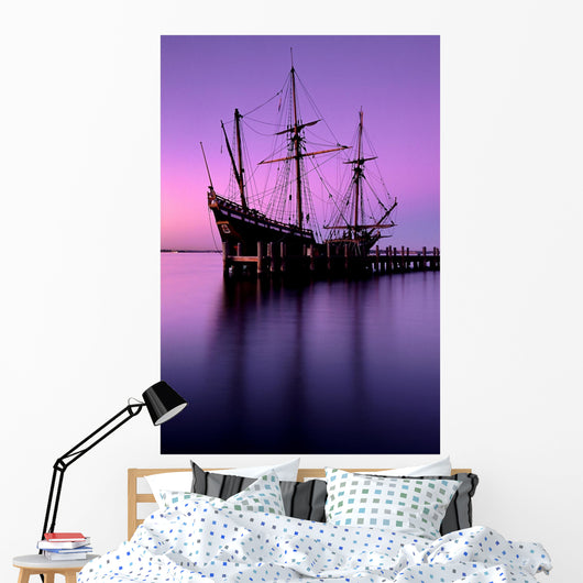 Tall Ship Wall Mural