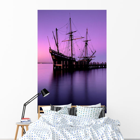 Tall Ship Wall Mural