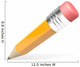 Pencil on White Background 