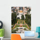 The Bahai Shrine,the terraced gardens Wall Mural