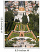 The Bahai Shrine,the terraced gardens Wall Mural