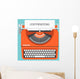 Copywriting Flat Illustration Concept Wall Decal