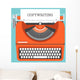 Copywriting Flat Illustration Concept Wall Decal