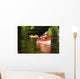 People Boating River Wall Decal