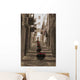 Stairs and Flowers Italian Wall Decal