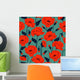 Poppy Seamless Pattern Wall Decal