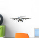 Privat jet plane isolated on a white background Wall Mural