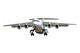 Privat jet plane isolated on a white background Wall Mural