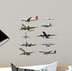 Plane collection isolated on a white background. High resolution 