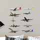 Plane collection isolated on a white background. High resolution 