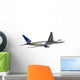 Jumbo plane isolated Wall Mural