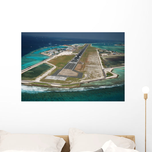 Male 'Airport Wall Mural