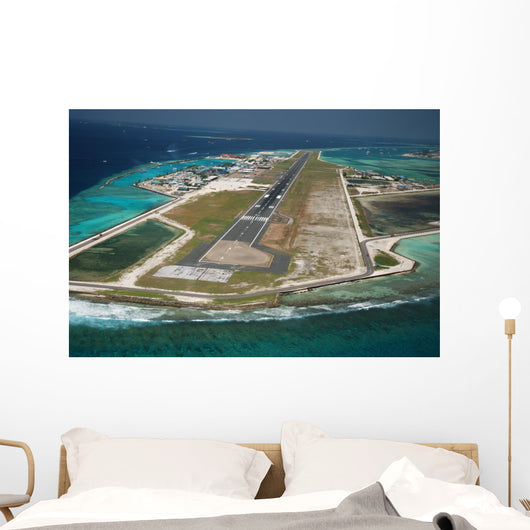 Male 'Airport Wall Mural