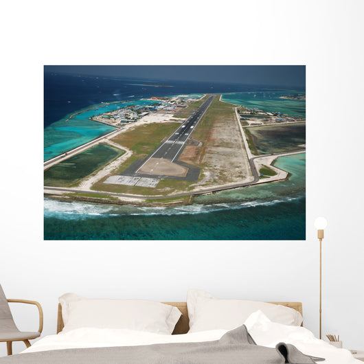 Male 'Airport Wall Mural