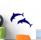 Jumping Dolphins Wall Decal