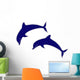 Jumping Dolphins Wall Decal