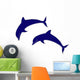 Jumping Dolphins Wall Decal