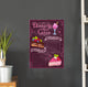 Chalkboard Desserts and Cakes Menu 