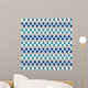 Seamless Geometric Pattern with Wall Decal