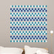 Seamless Geometric Pattern with Wall Decal