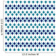 Seamless Geometric Pattern with Wall Decal
